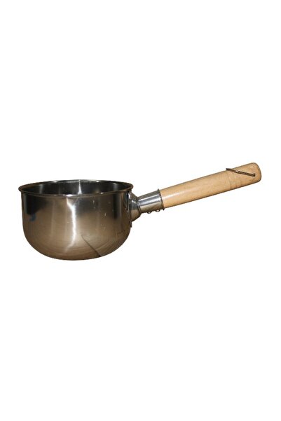 WDA Stainless Steel Saucepan with Wooden Handle – Multi-Purpose Cooking Pot