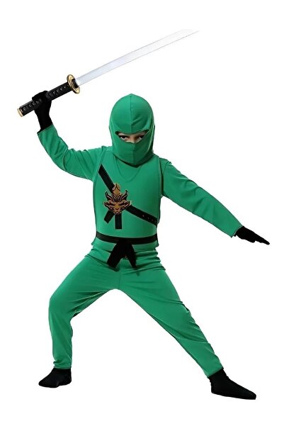 Bkmc Costum de lux Ninja Verde Ninjago