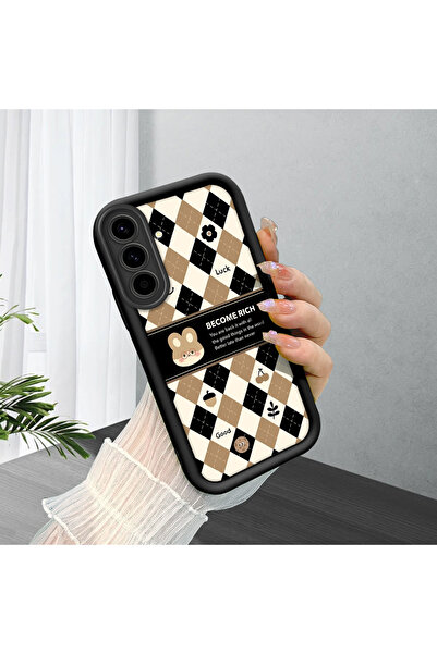 Hontinga حافظة هاتف من السيليكون الناعم متوافقة مع نمط الإطار لهاتف سامسونج ج...