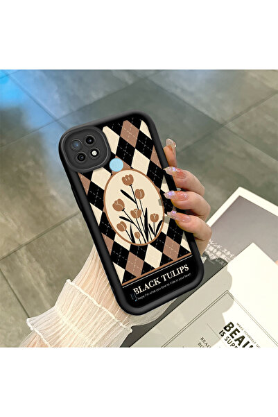 Hontinga حافظة هاتف من السيليكون الناعم بنمط إطار متوافق مع هاتف Realme C21