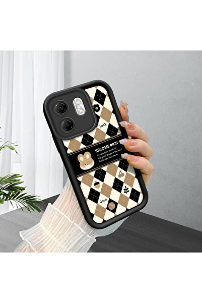 Hontinga حافظة هاتف من السيليكون الناعم متوافقة مع نمط الإطار Infinix Hot 50i...