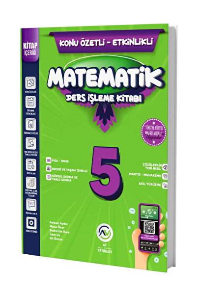 Efsane Yayınları 5.Sınıf Av Yay. Matematik Ders İşleme Kitabı - Konu Özetli E...