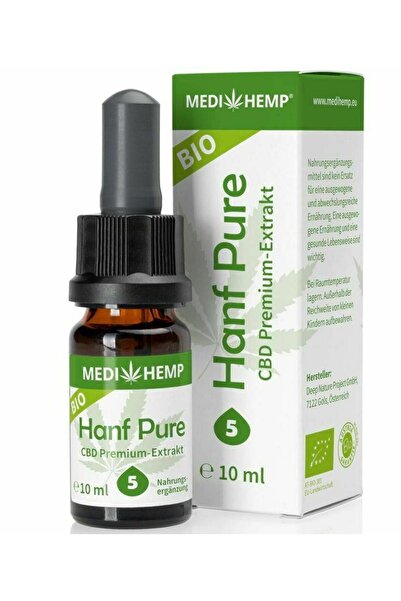MediHemp Cânepă pură 5% CBD bio, 10ml,