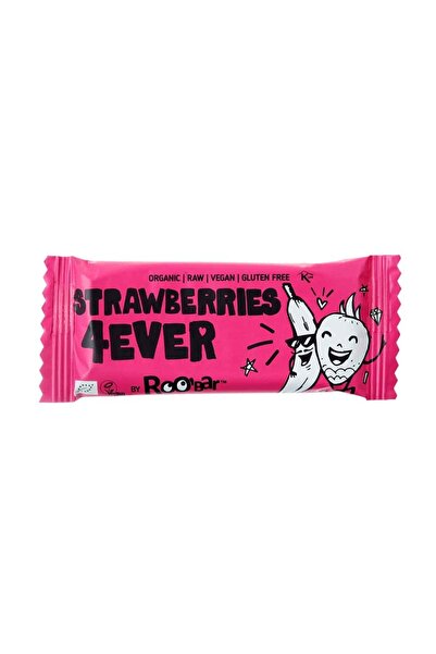 Roobar 5 buc Căpșuni Baton 4ever raw bio 30g