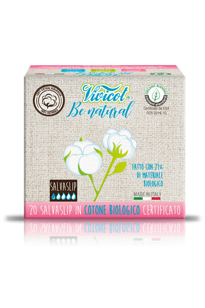 Vivicot Ultra thin panty liners made of organic cotton, hypoallergenic (20 pi...