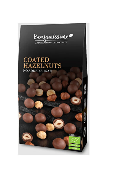 Benjamissimo Φουντούκια επικαλυμμένα με σοκολάτα και πραλίνες, βιολογικά, 60 γρ.