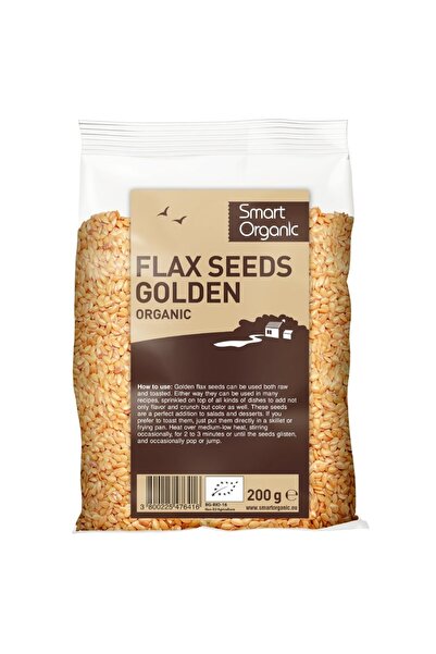 Smart Organic Golden flax seeds 200g Smart