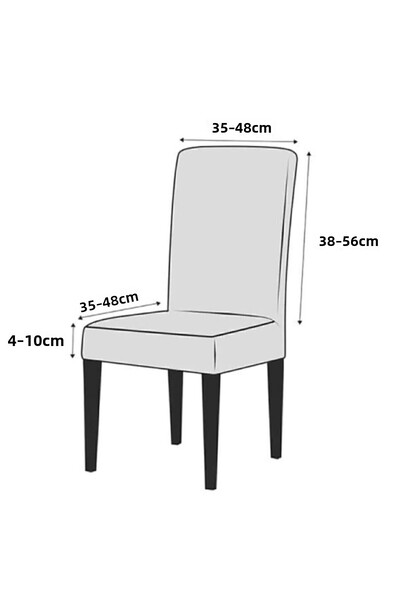 ÖZMAKAN Chair Cover, Chair Cover 6 Pieces
