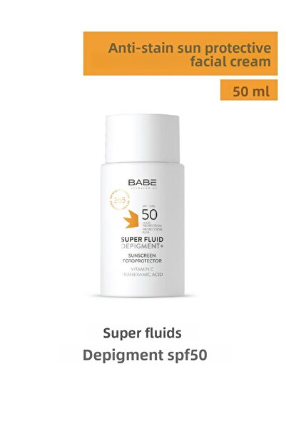Babe Laboratorios واقي شمسي مضاد للعيوب، مزيل للصبغة، عامل حماية من الشمس 50،...