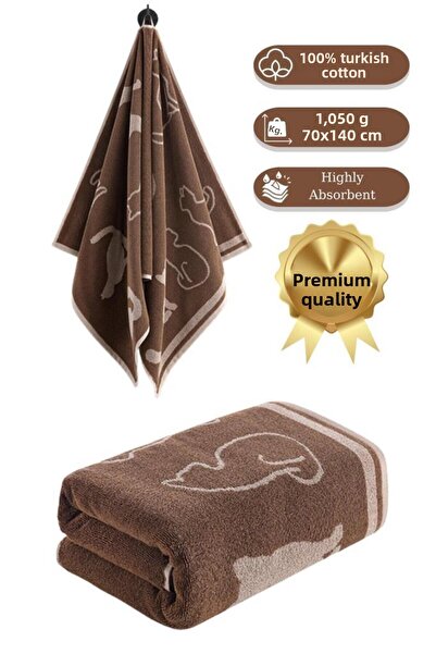 Karna Home Cotton Towel Cat Pattern Karna 500 Gr. 40X60 cm