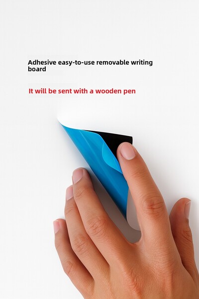 EXİZ TİCARET Blackboard, 60X42 cm Children's Blackboard That Sticks to the Wall, Erasable, with Blackboard Pen as a Gift