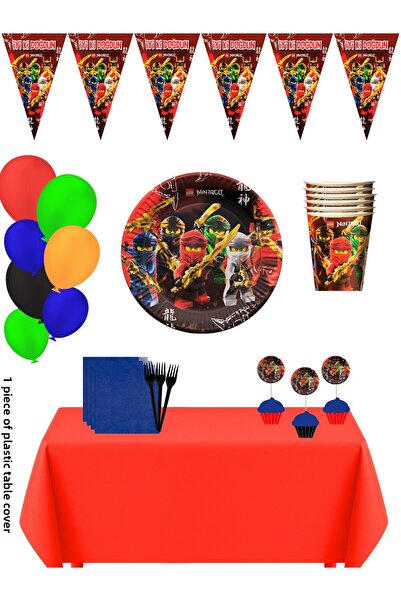 HAPPYLOOPPARTY مجموعة ألعاب بناء نينجاجو مكونة من 24 شخصية لتزيين حفلات أعياد...