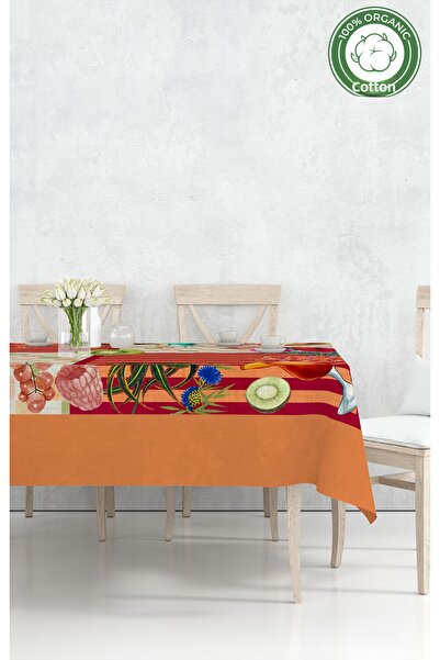 MOSHEYA HOME مفرش طاولة ديجيتال مطبوع - 140x180 - 140x220 سم 140x240 سم - قما...