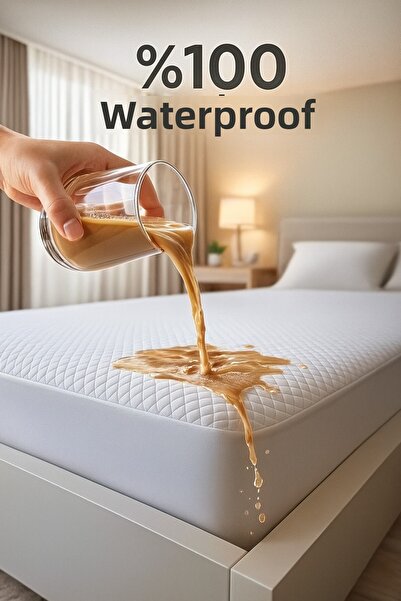 BİVA Bivalux Touch Liquid Waterproof Fitted Full Edge Baby Single Double Bed Mattress Protector