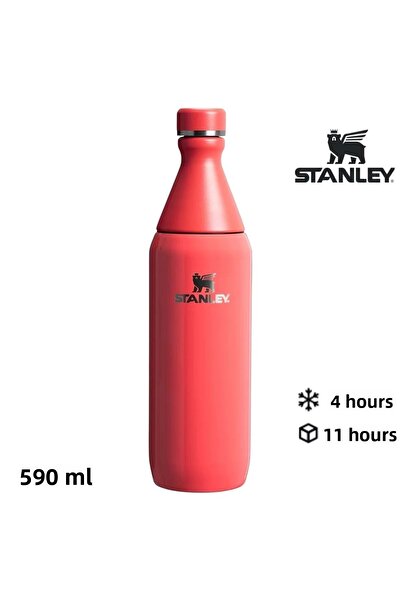 Stanley The All Day Slim Water Bottle 0.59 L Thermos Camping Flask Mercan