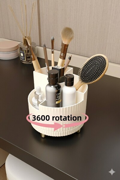 OSIO Premium XL 360 Degree Rotatable Cosmetic Makeup Organizer Cream