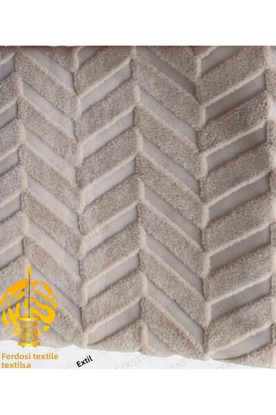 Tekstilsa Κάλυμμα μαξιλαριού από ιταλικό βιζόν με χρυσό επιχρυσωμένο υφαντό δ...