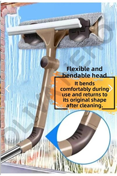 çeçem ticaret جهاز تنظيف الزجاج الملتوي الصغير - زجاج تلسكوبي