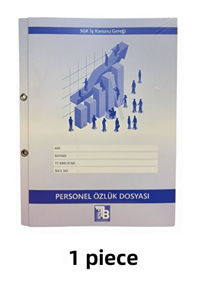 Turuncu Beyaz Personal Quantity File 1 Piece