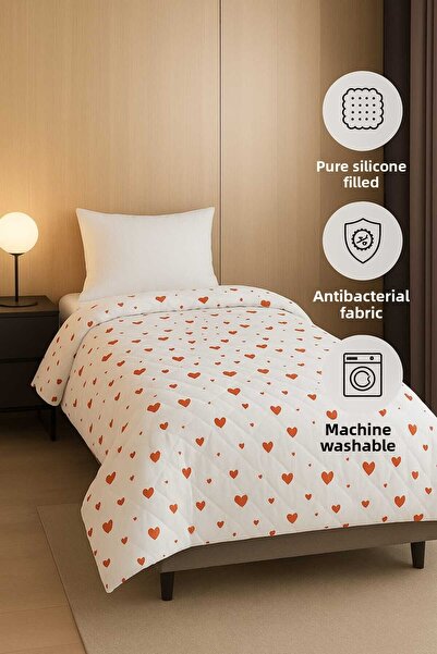 Funny Life Πάπλωμα σιλικόνης Micro Single - Σχέδιο διπλής όψης