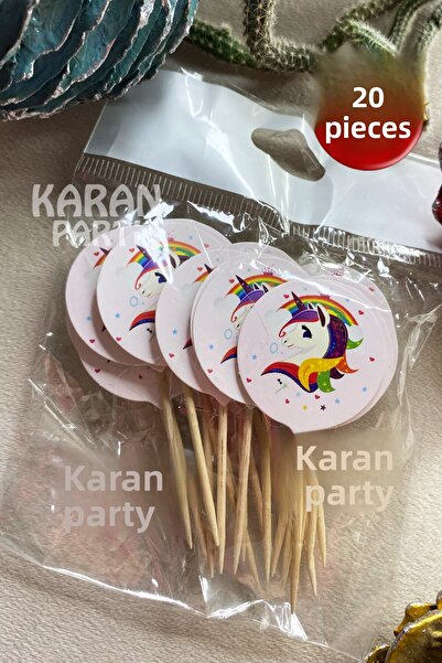 karanca parti süs 20 قطعة من أعواد الأسنان لعيد الميلاد للاحتفالات والحلويات