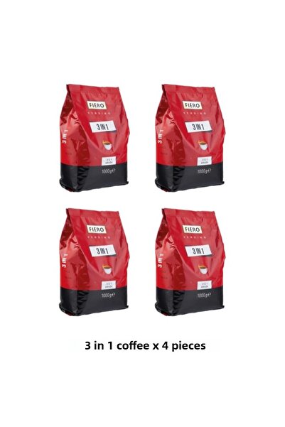 Fıero 3 in 1, Coffee, Vending - 1000 Gr X 4 Pieces