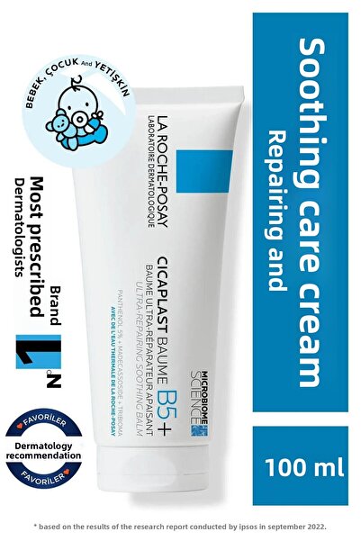 La Roche Posay Cicaplast Baume B5 100ml - Repairing Care Cream for Dry and Irritated Skin