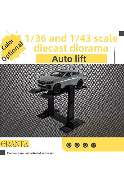 Home Diorama Diecast Auto Lift Compatible with 1/36 and 1/43 Scale Model Vehi...