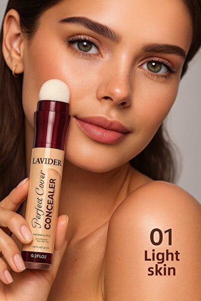 Lavider خافي عيوب مكثف بلون خفيف - خافي عيوب تحت العين، بشرة خفيفة 01