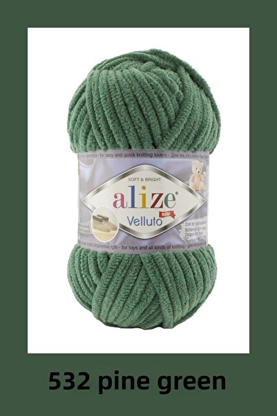 Alize Velluto Velvet Hand Knitting Yarn Ζακέτα Μποτάκια Κουβέρτα Φουλάρι Πλεκ...