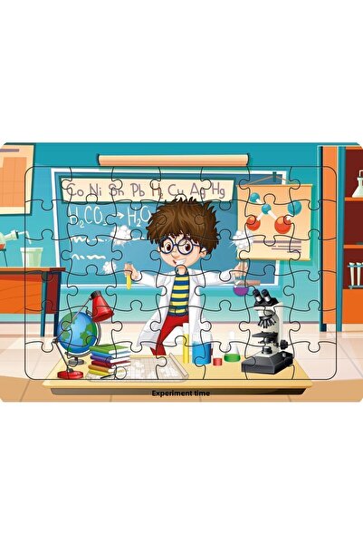 ŞİRİNLER LC073 لغز متوسط ​​الحجم مطلي - وقت التجربة