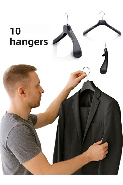 KOCAMANLAR Umeraș pentru haine, cu formă de umăr gros, pentru costum, cu corp...