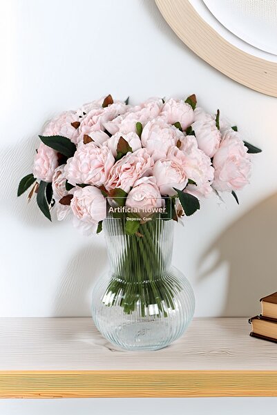 Yapay Çiçek Deposu لوكس صناعي مسنن 11 عبوة من مسحوق باقة إرينجول