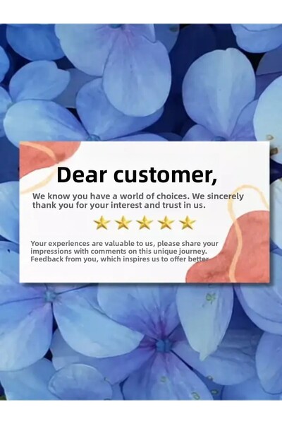 İnformal Yayınları بطاقة شكر ملونة ذات طابع خاص للعميل الكريم، 500 قطعة، 8×5 ...