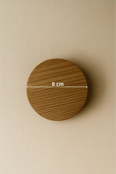 Fhilli Vetro 2-Pack Wooden Lid 8 cm