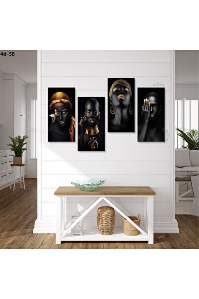 Evimemoda Masa MDF din 4 piese pentru femei africane