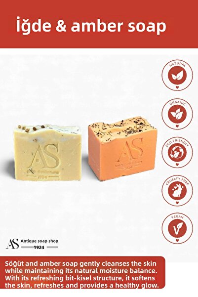 AS ANTİK SABUNHANE 1924 Needle and Amber Natural Soap