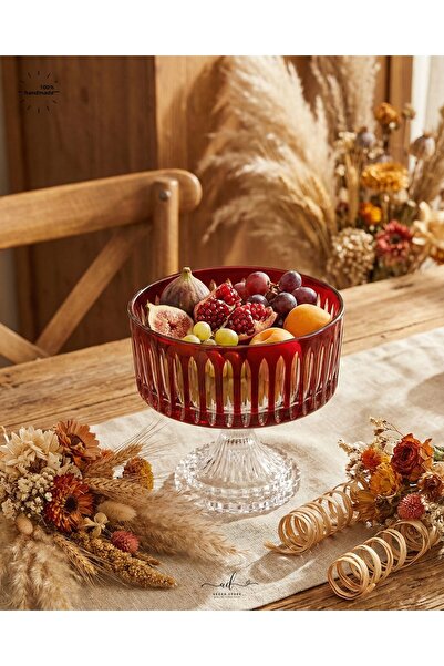 AKDEN STORE Cutting Handcrafted 19cm Medium Size Sandra Bowl