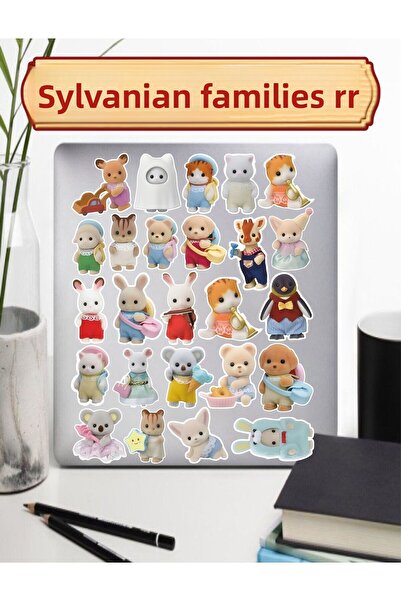 hediyenebak مجموعة ملصقات ذات طابع عائلة الأرانب |   ملصق للكمبيوتر المحمول و...