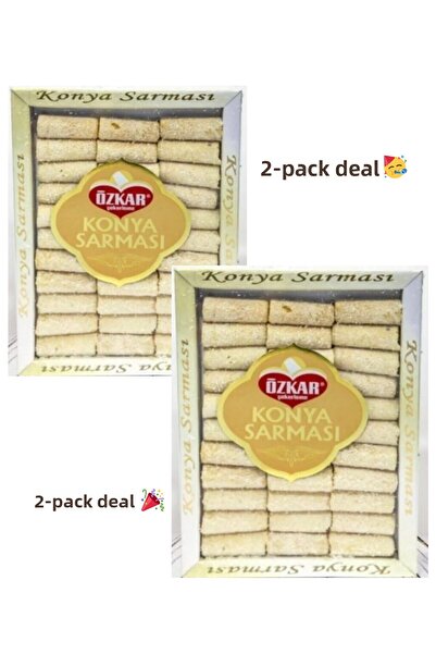 Özkar مجموعة كونيا سارما المكونة من قطعتين (مع جوز الهند) |   2×350 جرام
