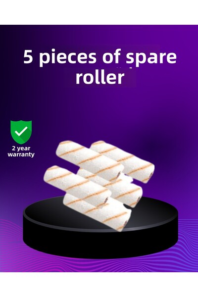 ASTRALTECH مجموعة من 5 فرش طلاء صغيرة لتطبيق الطلاء على الجدران والسقف