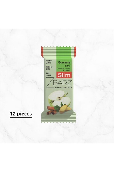 Zbarz ألدر شريط فواكه جوارانا 12 عبوة (12 × 35 جرام)
