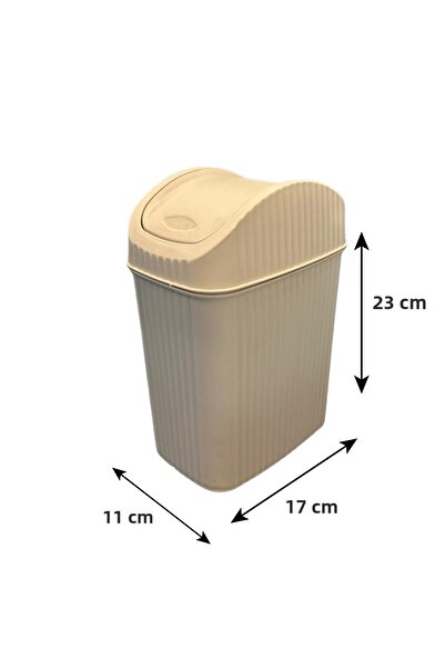 Orvila Countertop Practical Mini Trash Can 2.7 Lt.