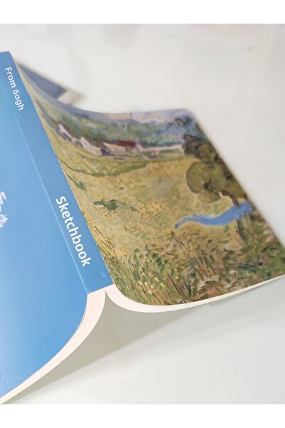 Poli Art Design Sketchbook Van Gogh Series “Wheatfield under Clouded Sky” 21×...