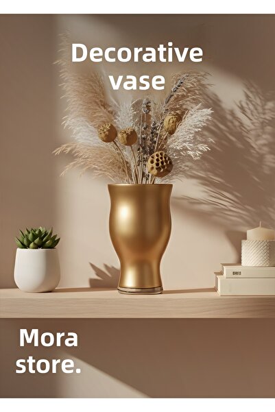 mora store Gold Color 14 cm Medium Size Nordic Style Gold Trend Bohemian Simp...