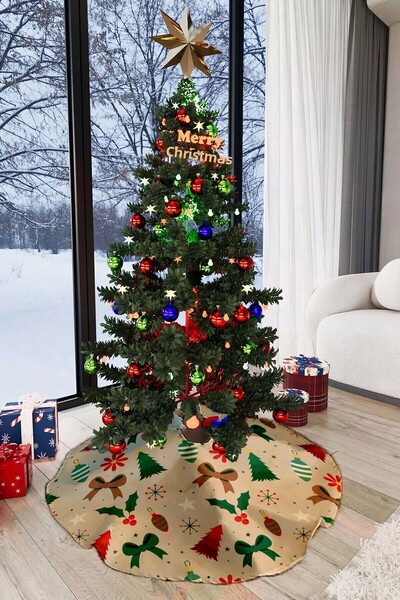 Suare Concept غطاء شجرة عيد الميلاد باللون البيج مقاس 68 سم