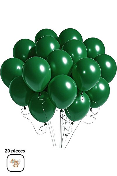BALOMİS Dark Green Balloon Background and Venue Decoration Decoration Balloon