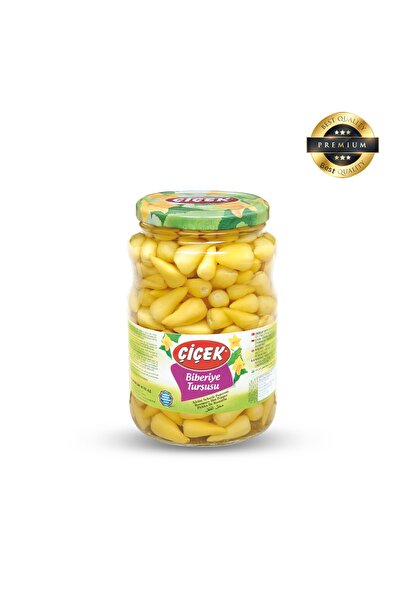 Çiçek Τουρσούζι Ρίζα Βασιλικού x3, 680γρ – Τραγανές τουρσούζια καυτερές πιπεριές