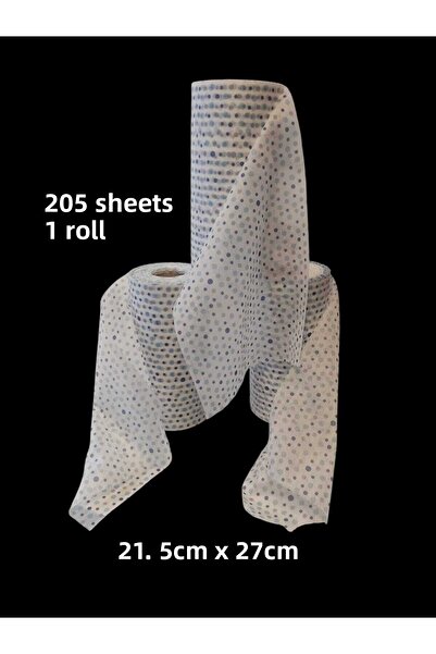 Akaworld منشفة العناية بالبشرة على شكل رول مقاس 21.5 سم × 27 سم، تتكون من 205...