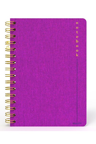 Meli Melek Melimelek Checkered Notebook Pink (Cloth Cover) - Ceyda Düvenci